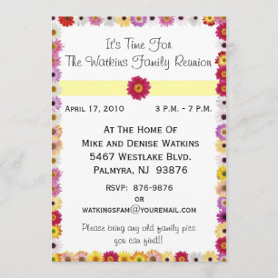 Convite para Reunião Familiar