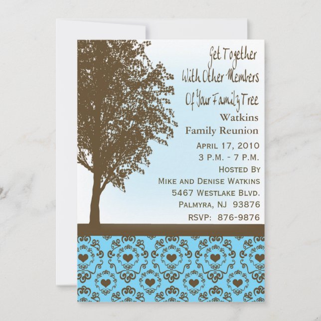 Convite para Reunião Familiar (Frente)