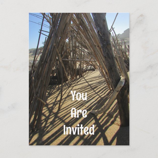 Convite para Reunião Familiar de Trip de Praia (Frente)