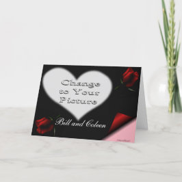 Convite para Rosas e Coração- personalizar qualque