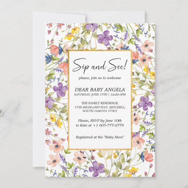 Convite para Saborear e Ver Prado de Flores Silves (Frente)