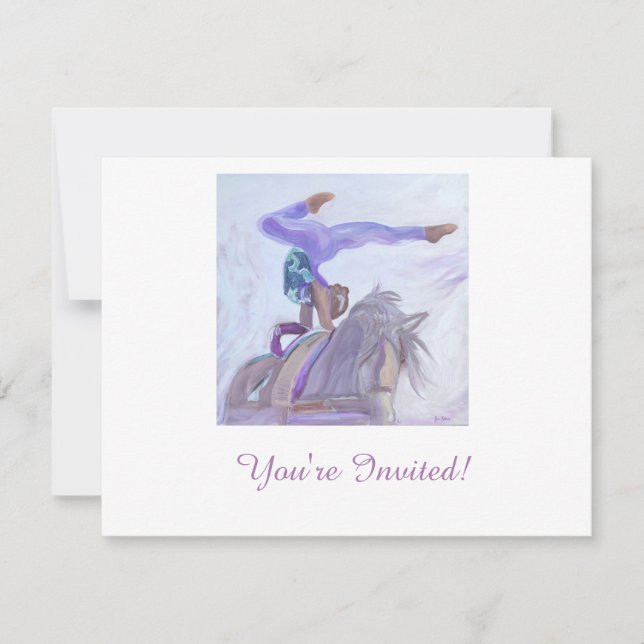 Convite para Salto de Cavalos (Frente)