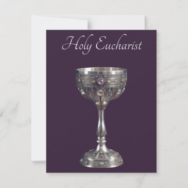 Convite para Santa Eucaristia (Frente)