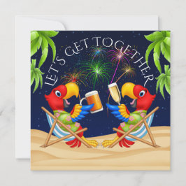 Convite para se Reunir com Fogos de Artifício