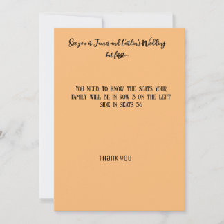 Convite para Seções de Casamento