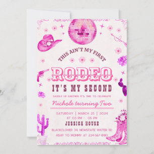 Convite para Segunda Festa de Rodeio Cowgirl