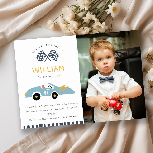 Convite para segundo aniversário de Fotografia de  (Criador carregado)