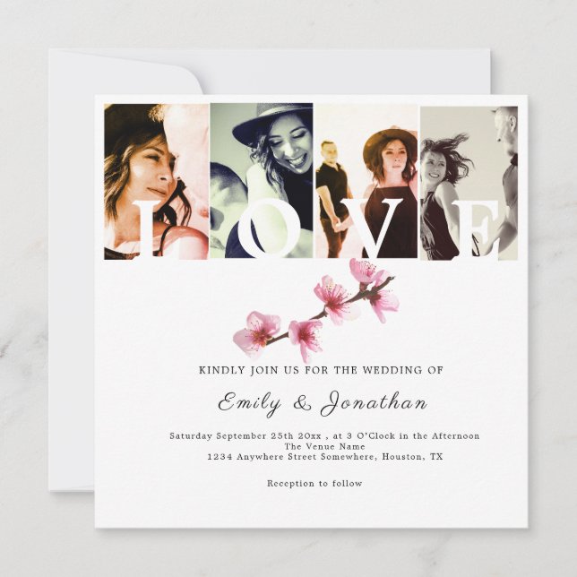 Convite Para Sempre Apaixonados (Frente)