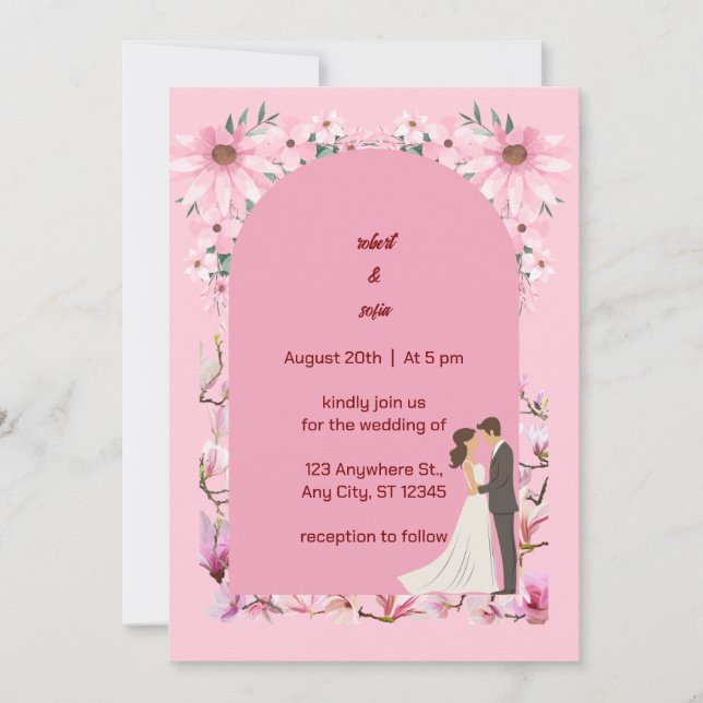 Convite Para sempre começa aqui (Frente)