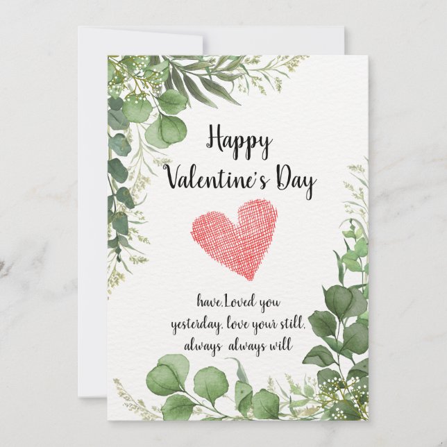 Convite Para sempre: Uma Celebração do Dia do Namorados" (Frente)