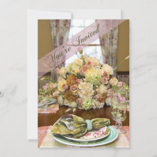 Convite Para Senhoras E Luncheon (Configuração D