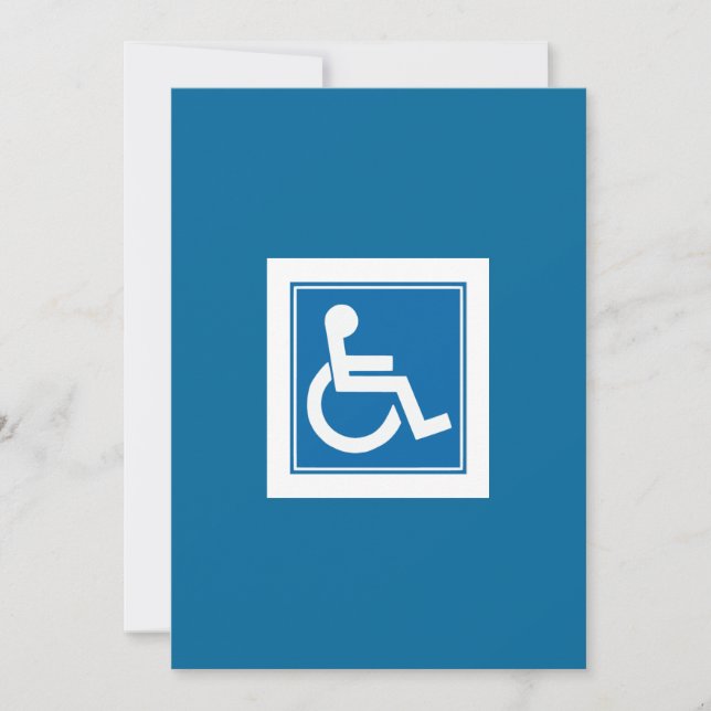 Convite para Sinalização de Handicap (Frente)