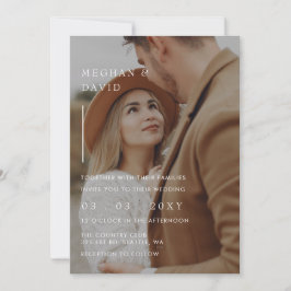 Convite para Sobrepor Foto de Cheio Simples