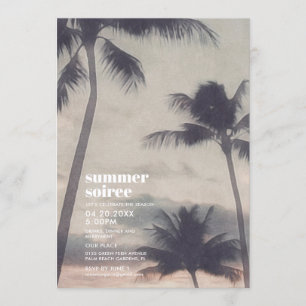 Convite para Soiree de Verão