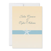 Convite para Starfish Sandy / 5x7