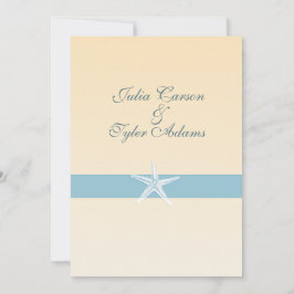 Convite para Starfish Sandy / 5x7