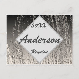 Convite para Strips Elegante de Prata de Reunião F