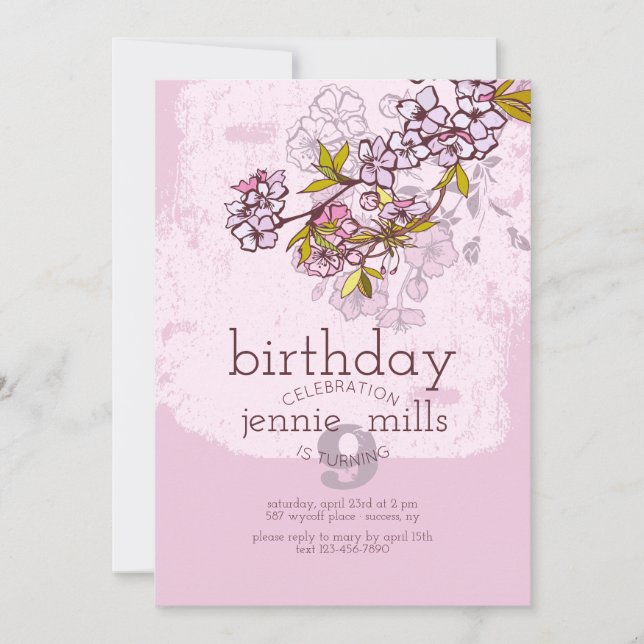 Convite para Sucursal Sakura (Frente)