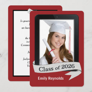 Convite para Tablet de Formatura de 2026