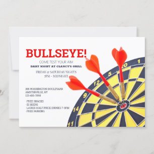 Convite para Tabuleiro de Dardos