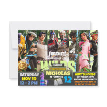 Convite para tema de jogo