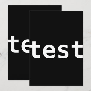 convite para teste