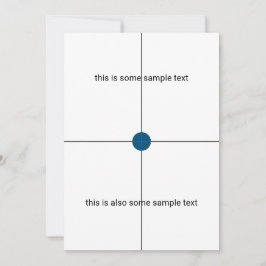 convite para teste de amostra
