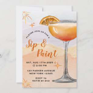 Convite Para Tinta E Sip