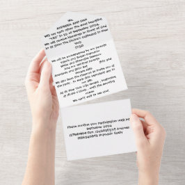 Convite para todos os casamentos