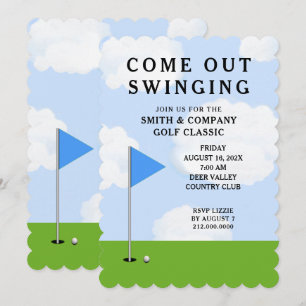 Convite para Torneio de Golfe