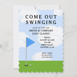 Convite para Torneio de Golfe