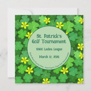 Convite para Torneio de Golfe Shamrock