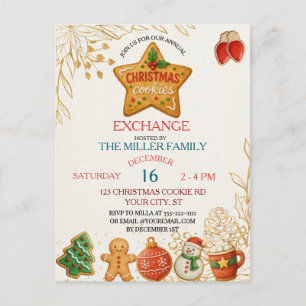 Convite para Troca de Biscoitos de Natal – Panific