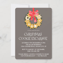 Convite para troca de cookies de Natal da Pepparka