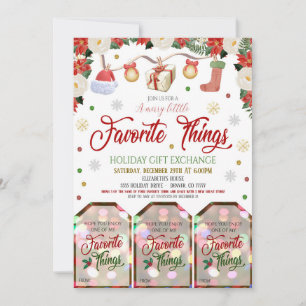 Convite para troca de presentes de Natal