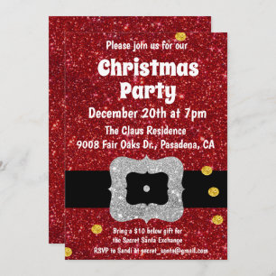 Convite para troca de presentes para Papais noeis