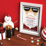 Convite para troca de presentes para Papais noeis<br><div class="desc">Papais noeis Secretos Oferecendo Exchange Coisas Favoritas Papais noeis Sujos Convite de festas</div>