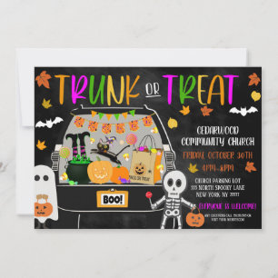 Convite para Trunk or Treat