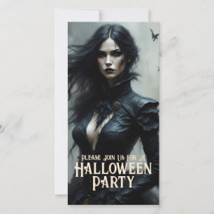 Convite para uma Noite de Halloween Gótico de Mist