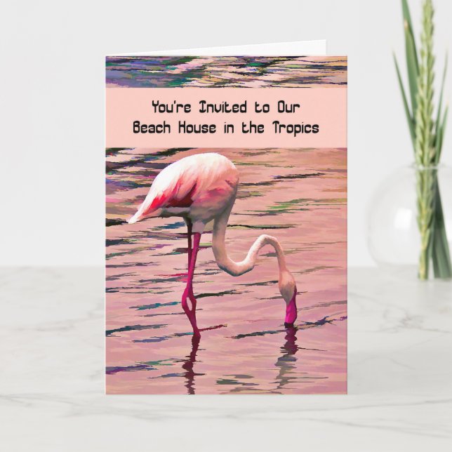 Convite para uma praia tropical (Frente)