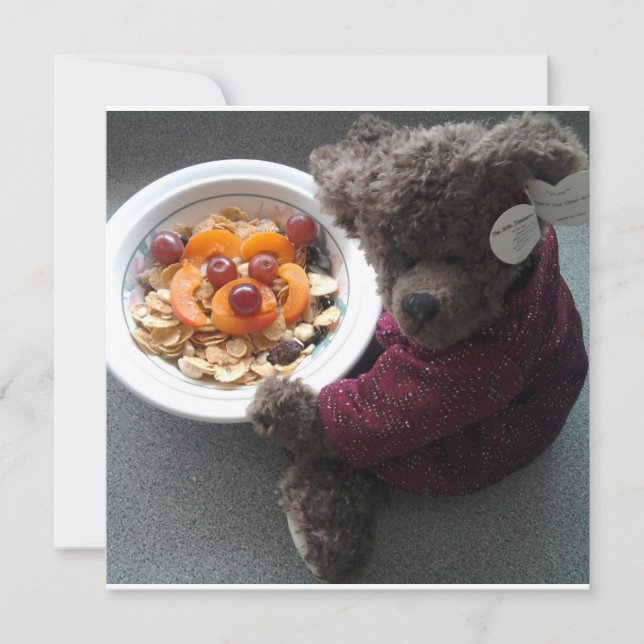 Convite para Ursinho (Frente)