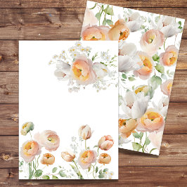 Convite para Vazio da Flor da Tula de Pêssego 5x7