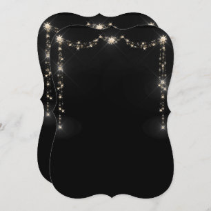 Convite para vazio de padrão de brilho