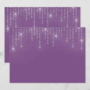 Convite para vazio de padrão de brilho