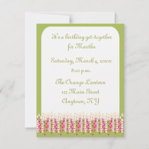 Convite para Velas de Aniversário