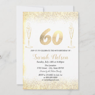 Convite Para Vidro De Vinho Dourado De Luxo