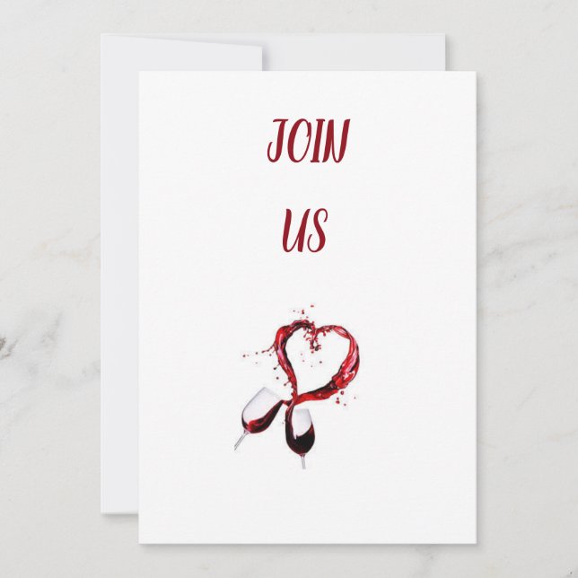 CONVITE PARA VINHO ***VALENTINE*** CONVITE PARA FE (Frente)