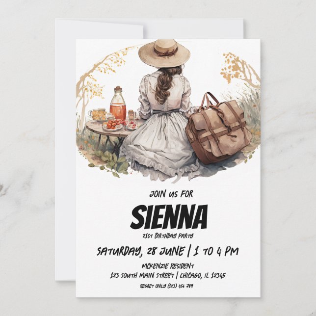 Convite para vitorianos do Picnic de Verão (Frente)