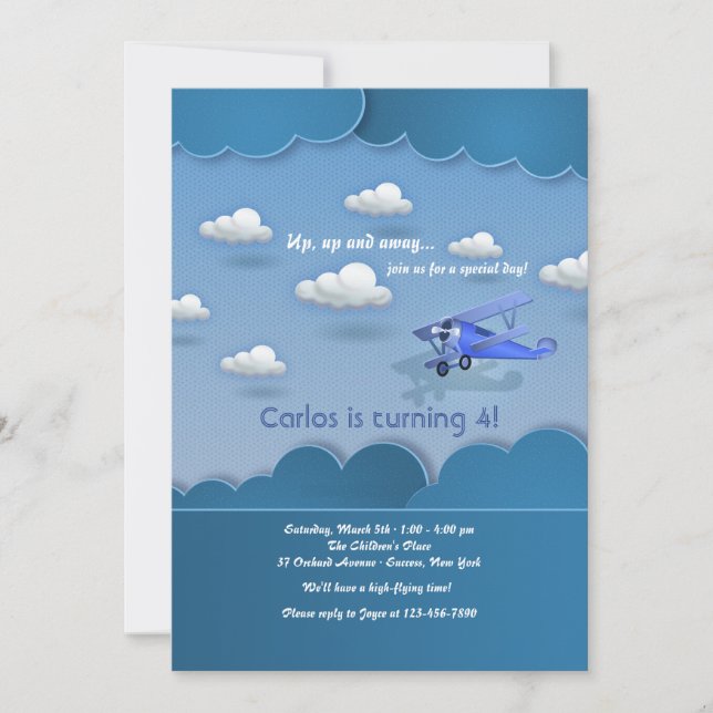 Convite para Voo Alto (Frente)