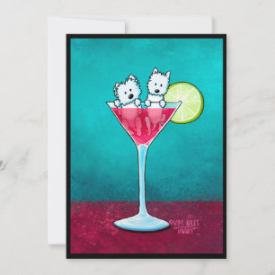 Convite para Westies KiniArt Cosmopawlitan